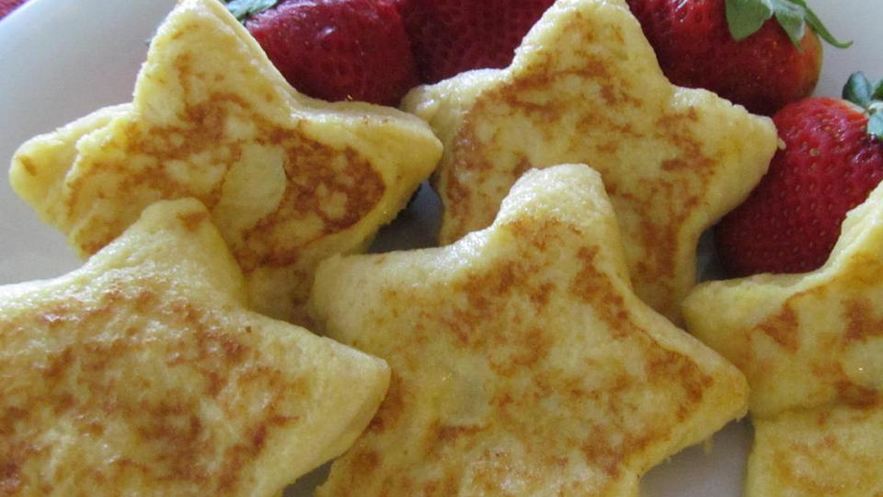 Рецепт гренков звездочки по-французски