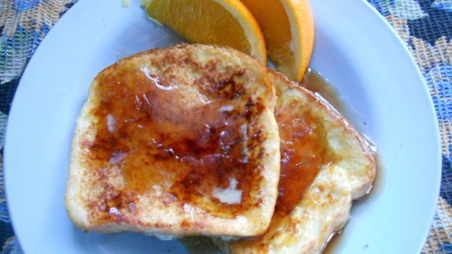 Рецепт хлебных гренков к завтраку