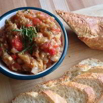 Икра из баклажанов и перца