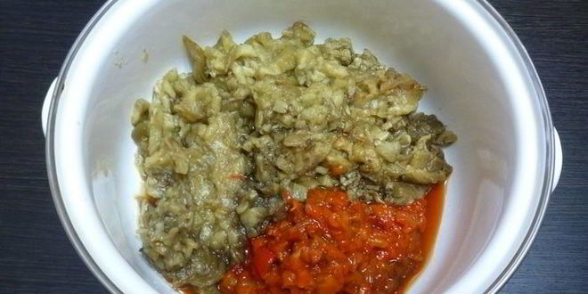 Рецепт икры из баклажанов кьопоолу