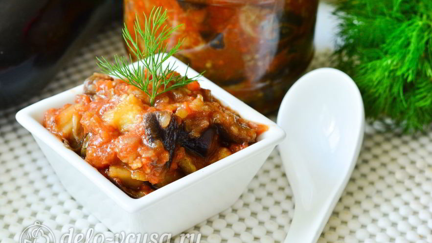 Рецепт икры из баклажанов в мультиварке