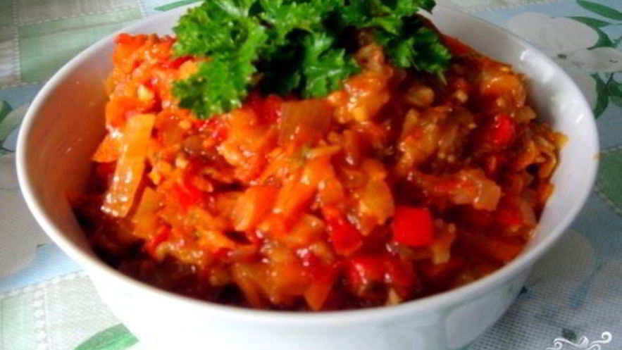 Рецепт икры из синеньких