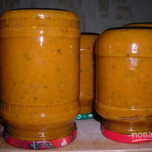 Рецепт Кабачковой икры без помидоров на зиму