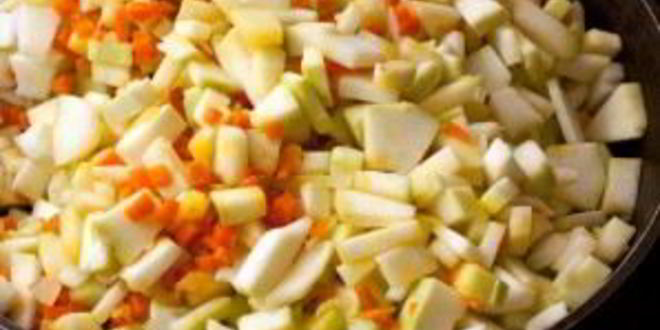 Рецепт кабачковой икры кусочками на зиму