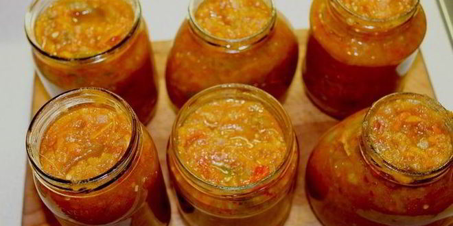 Рецепт овощной икры на зиму