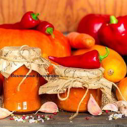 Рецепт Тыквенно-кабачковой икра