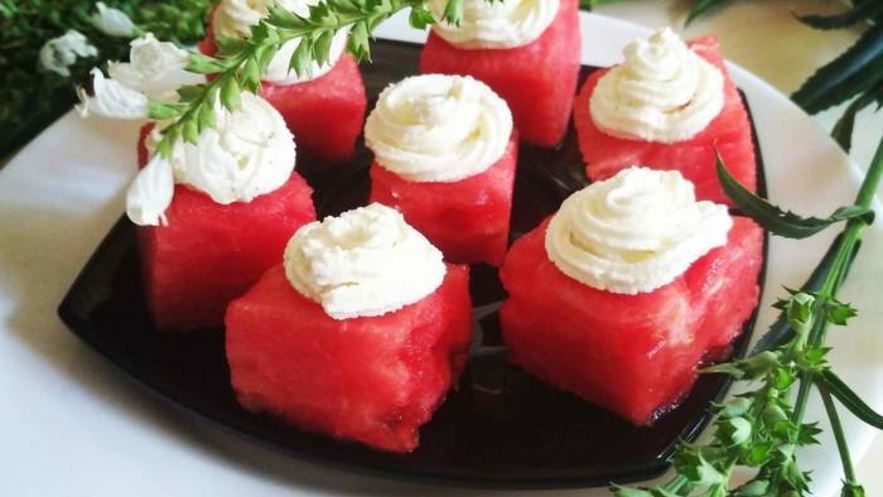 Рецепт арбузного канапе