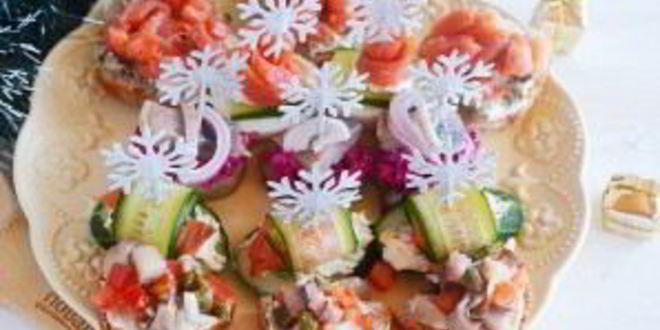 Рецепт ассорти из канапе