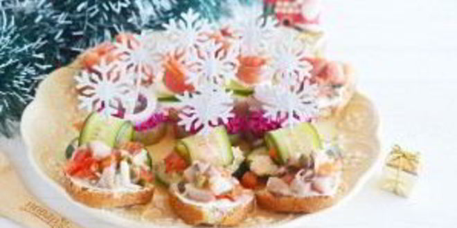 Рецепт ассорти из канапе