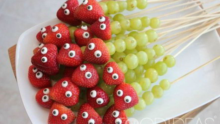 Рецепт фруктовых канапе для детей
