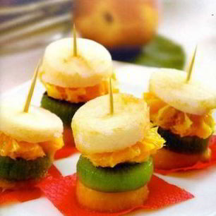 Рецепт Фруктовых канапе