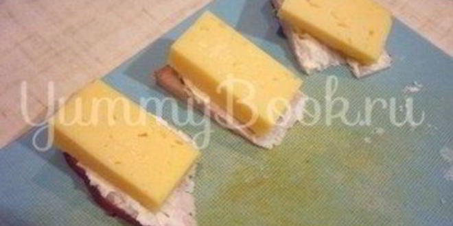 Рецепт изящных канапе с грушей, ветчиной и сыром