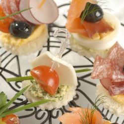 Рецепт Канапе ассорти