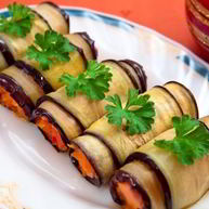 Рецепт Канапе из баклажанов