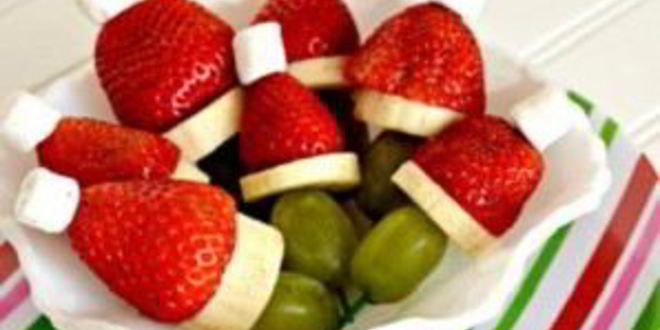 Рецепт канапе из фруктов на шпажках