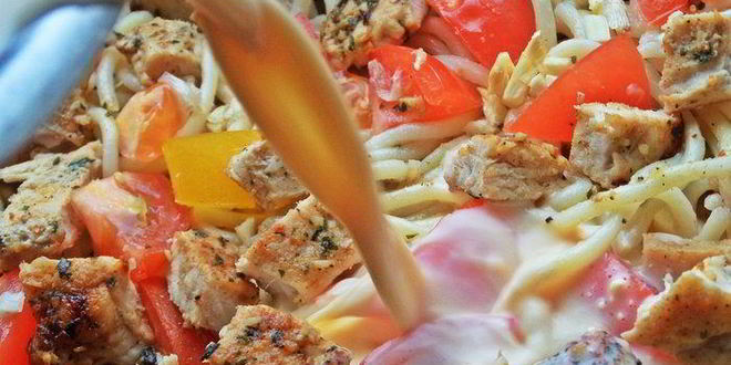 Рецепт канапе из спагетти