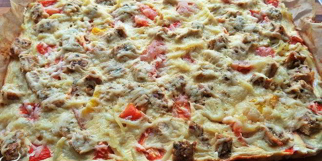 Рецепт канапе из спагетти