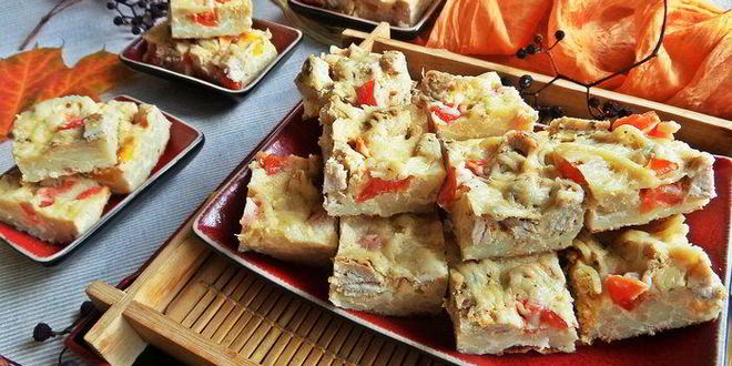 Рецепт канапе из спагетти