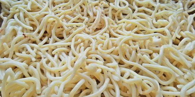 Рецепт канапе из спагетти