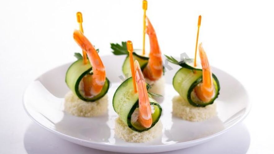 Рецепт канапе крючочки