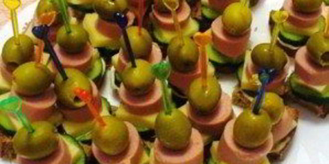 Рецепт канапе на день рождения