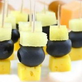 Рецепт Канапе с ананасом