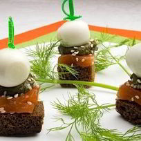 Рецепт Канапе с дыней