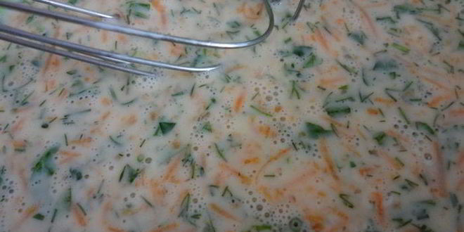 Рецепт канапе с морковными блинчиками