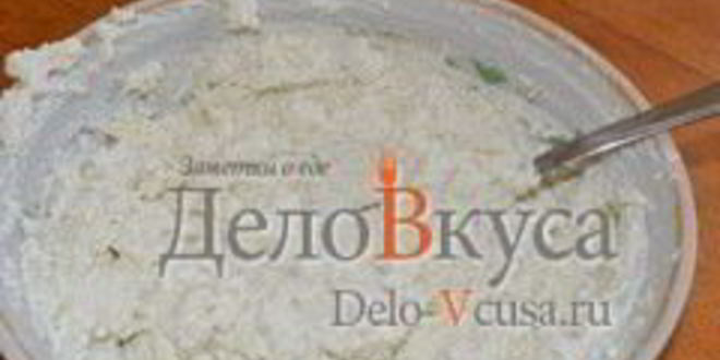 Рецепт канапе с закуской из творога