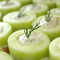 Рецепт Огуречных канапе