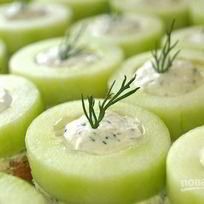 Рецепт Огуречных канапе