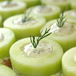 Рецепт Огуречных канапе