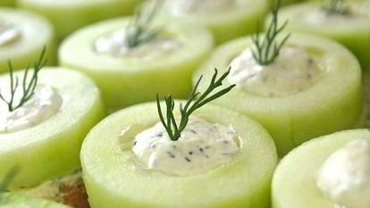 Рецепт Огуречных канапе