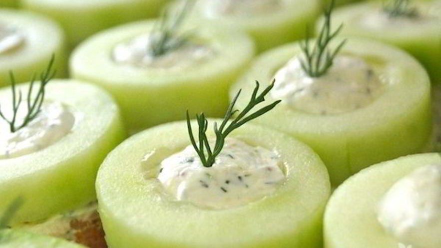 Рецепт огуречных канапе