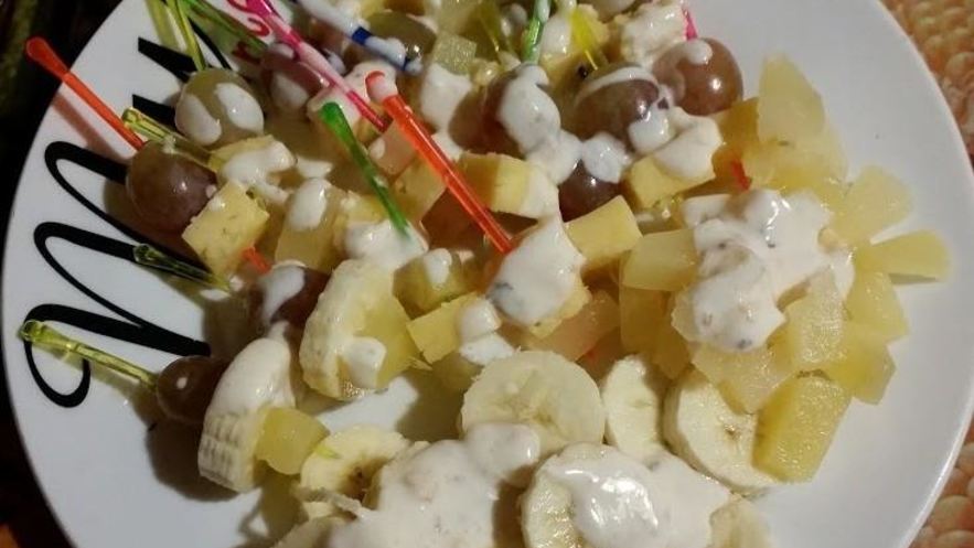 Рецепт сладких канапе с сыром