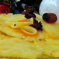 Рецепт Карпачча из ананаса с просекко и специями