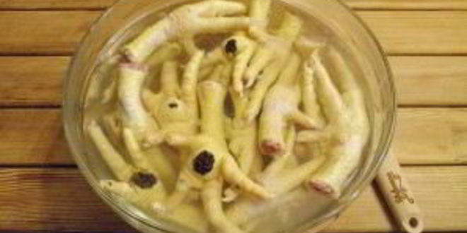 Рецепт холодца из куриных лапок