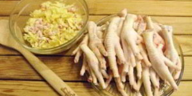 Рецепт холодца из куриных лапок