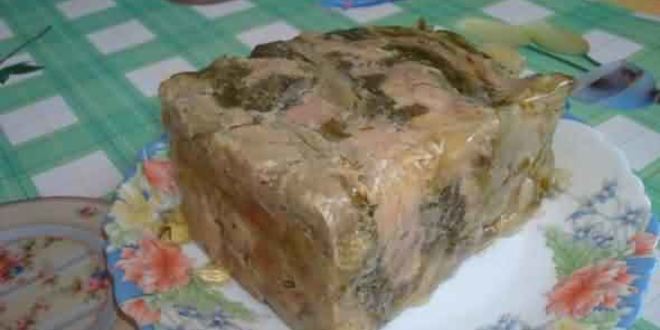 Рецепт холодца из курицы