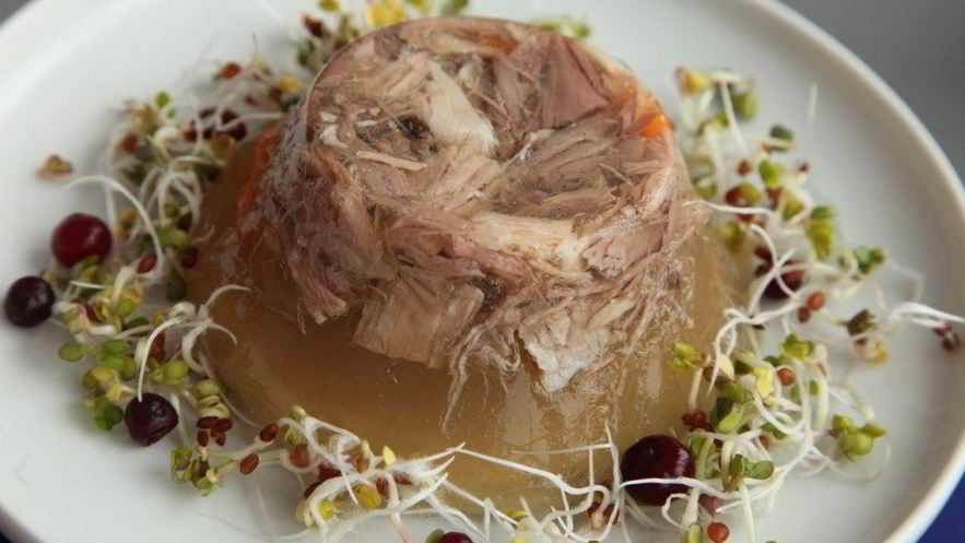 Рецепт холодца куриного без желатина