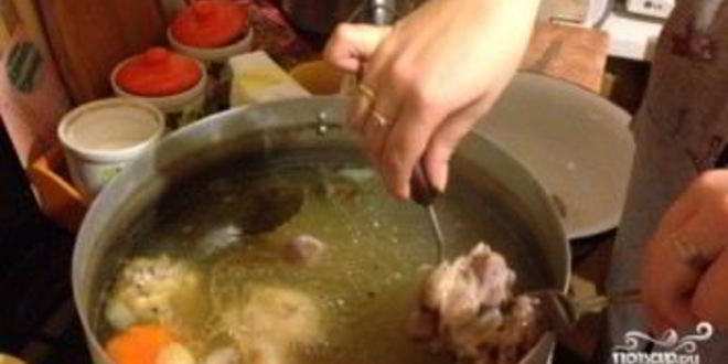 Рецепт холодца куриного без желатина