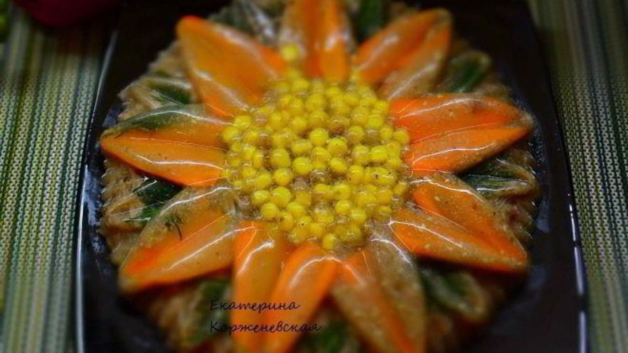 Рецепт холодца солнечного цветок