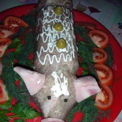 Рецепт Холодца в бутылке Поросенок