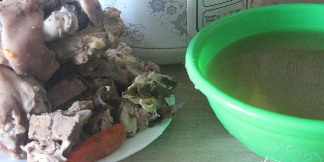 Рецепт холодца в мультиварке