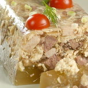 Рецепт Мясного холодца ассорти