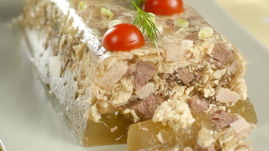 Рецепт мясного холодца ассорти