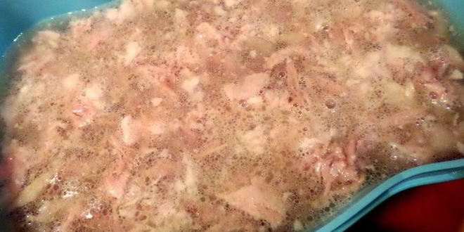 Рецепт нежного холодца