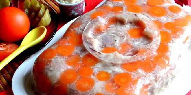 Рецепт нежного холодца