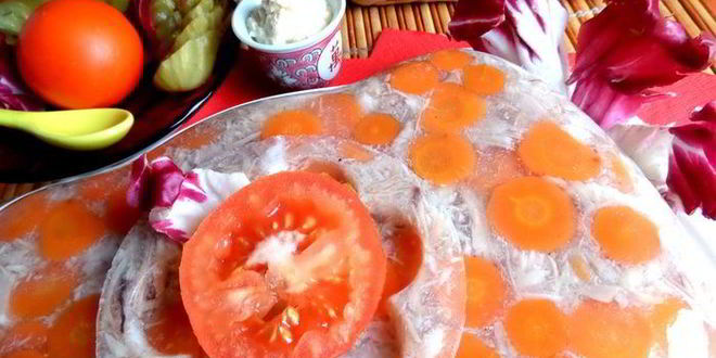 Рецепт нежного холодца