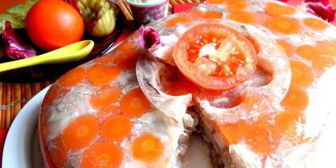 Рецепт нежного холодца